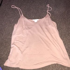 Blush tank top